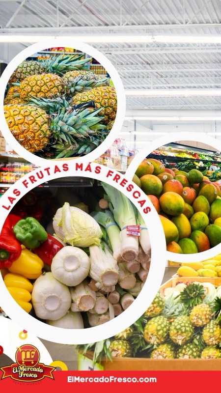 Fresh fruits promotion for El Mercado Fresco